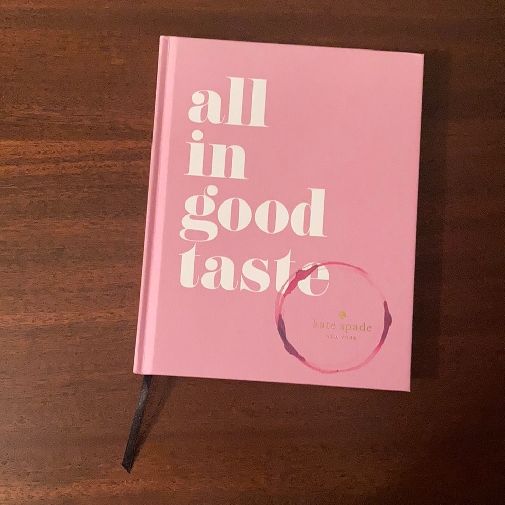 Kate Spade: All In Good Taste Coffeetable book